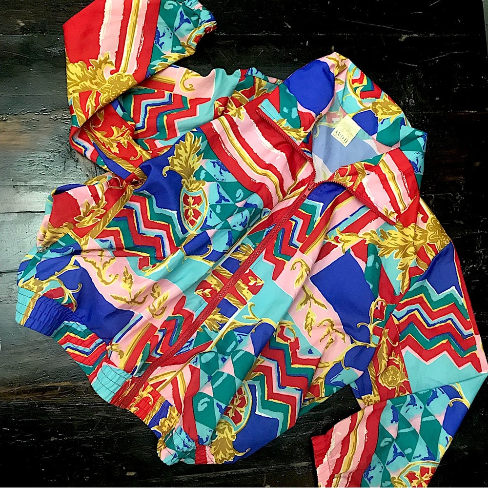 SOLD! Fun Colourful Windbreaker!